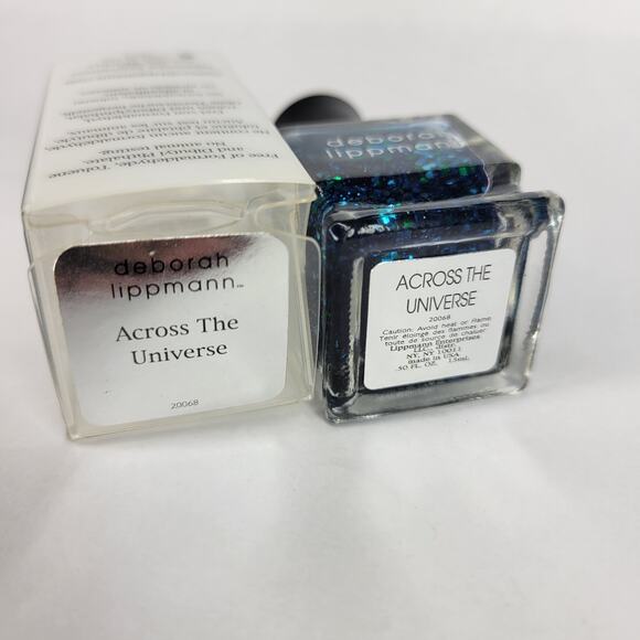 Deborah Lippmann Nail Polish "Across the Universe" NEW Glitter Holo Chrome - Picture 9 of 9